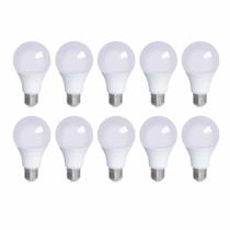 Lâmpada Led 12w Bulbo Fria Kit 10 unidades Soquete E27 Bivolt LUZ BRANCO FRIO 6500K Lâmpada Led 12w Bulbo Fria Kit 10 unidades Soquete E27 Bivolt LUZ BRANCO FRIO 6500K