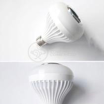 Lâmpada Led 12W E27 Rgb Colorida Com Caixa De Som Bluetooth