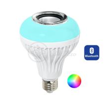 Lâmpada Led 12W E27 Rgb Colorida Com Caixa De Som Bluetooth Lâmpada Led 12W E27 Rgb Colorida Com Caixa De Som Bluetooth