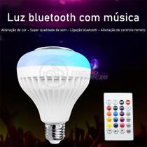 Lâmpada Led 12W E27 Rgb Colorida Com Caixa De Som Bluetooth Lâmpada Led 12W E27 Rgb Colorida Com Caixa De Som Bluetooth