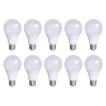 Lâmpada Led 12w Kit 10 unidades Bulbo Fria Soquete E27 Bivolt LUZ BRANCO FRIO 6500K