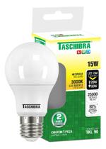 Lâmpada Led 15w Luz Quente Amarela 3000k Taschibra