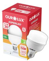 Lâmpada LED 30w Bivolt Base E27 Cor Da Luz Branco Quente Ourolux Lâmpada LED 30w Bivolt Base E27 Cor Da Luz Branco Quente Ourolux