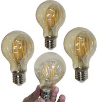 Lampada Led 30W Multifilamento Vintage Kit 4 Uni Retro Decoraçao Iluminaçao Casa Quarto Sala Cozinha Garagem Varanda Lampada Led 30W Multifilamento Vintage Kit 4 Uni Retro Decoraçao Iluminaçao Casa Quarto Sala Cozinha Garagem Varanda