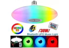 Lampada Led 30w Rgb Caixa Som Bluetooth Controle 2 Em 1 KAP-L3 Kapbom Lampada Led 30w Rgb Caixa Som Bluetooth Controle 2 Em 1 KAP-L3 Kapbom