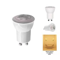 Lampada LED 3,5W Mini Dicroica MR11 GU10 Branco Quente 3000K Bivolt - Luz Sollar
