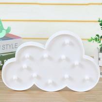 Lâmpada LED 3D Cloud Night Light Light (branca), parede, qua