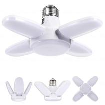 Lâmpada Led 4 Pétala 28W Dobrável Branca Luz Ajustável Casa