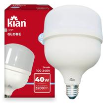 Lâmpada Led 40W Kian Alta Potência Luz Forte Branca 6.500K Base E27 Bivolt 3200lm Lâmpada Led 40W Kian Alta Potência Luz Forte Branca 6.500K Base E27 Bivolt 3200lm
