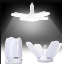 Lâmpada Led 60w Pétalas Girassol Dobrável 6500k Ajustável Super Branco Bivolt Multifuncional