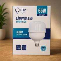 Lâmpada led 65w bulbo bivolt e27 com adaptador e27 para e40