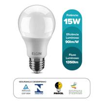 Lâmpada Led 9w, 12w, 15w Bulbo Bivolt 6500K Elgin