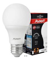 Lâmpada Led 9w Bivolt E27 Branco Frio Avant Casa Comercio