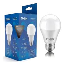 Lâmpada Led 9w Bulbo E27 Branca Fria 6500k Bocal E27 Elgin Lâmpada Led 9w Bulbo E27 Branca Fria 6500k Bocal E27 Elgin