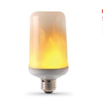 Lampada LED 9W Bulbo Efeito Chama Fogo Tocha Flame E27 Bivolt - Luck Foyu
