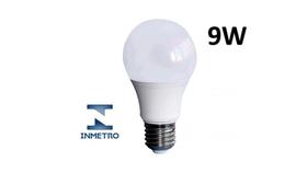 Lampada led 9w E27 bivolt inmetro branco frio 6500k