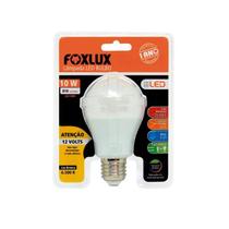 Lâmpada LED A60 10W 12V Foxlux - Luz Branca 6500K - 810lm - Certificada INMETRO Lâmpada LED A60 10W 12V Foxlux - Luz Branca 6500K - 810lm - Certificada INMETRO