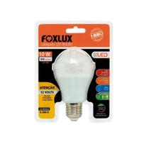 Lâmpada Led A60 10w 12v Foxlux - Luz Branca 6500k - 810lm - Certificada Inmetro Lâmpada Led A60 10w 12v Foxlux - Luz Branca 6500k - 810lm - Certificada Inmetro