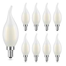 Lâmpada LED AIELIT Frosted E12 Candelabra 2W (25W Equiv) 5000K