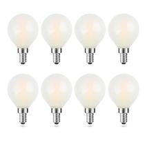Lâmpada LED AIELIT G15 2W 2700K E12 regulável, pacote com 8 Lâmpada LED AIELIT G15 2W 2700K E12 regulável, pacote com 8