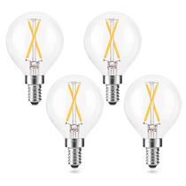 Lâmpada LED AIELIT regulável de 2 W (equivalente a 25 W) E12, pacote com 4 Lâmpada LED AIELIT regulável de 2 W (equivalente a 25 W) E12, pacote com 4