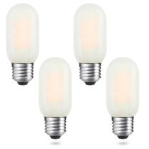 Lâmpada LED AIELIT T45 Frosted 4W 2700K regulável E26, pacote com 4 Lâmpada LED AIELIT T45 Frosted 4W 2700K regulável E26, pacote com 4