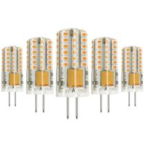 Lâmpada LED AIMEOKO G4 12V 3W branca quente 2700K Não regulável 5 unidades