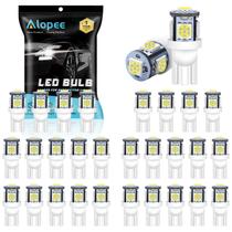Lâmpada LED Alopee 194 T10 branca 6500K 5SMD 5050 Chips 12V DC x30