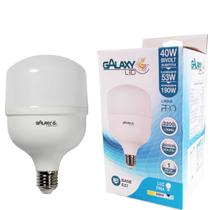 Lampada led alta potencia 40w branco frio 6500k biv e27 - galaxy Lampada led alta potencia 40w branco frio 6500k biv e27 - galaxy