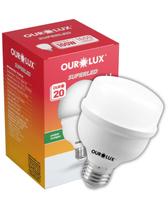 Lâmpada Led Alta Potência T 20w Bivolt Base E27 Cor da Luz 3000k Branco-quente Ourolux Lâmpada Led Alta Potência T 20w Bivolt Base E27 Cor da Luz 3000k Branco-quente Ourolux