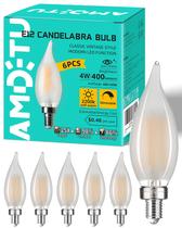 Lâmpada LED AMDTU E12 Tipo C 4W 2200K 400lm 40W equivalente