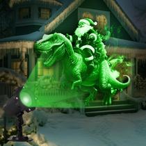 Lâmpada LED ao ar livre para projetor de Natal Treela Santa Dinosaur Lâmpada LED ao ar livre para projetor de Natal Treela Santa Dinosaur