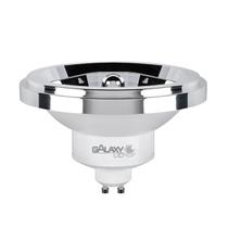 Lampada led ar111 dimerizavel 12w 36 graus branco quente 2700k biv gu10 galaxy