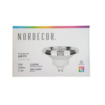 Lâmpada Led Ar111 Nordecor 12w Gu10 Bivolt Branca Quente 3000k Lâmpada Led Ar111 Nordecor 12w Gu10 Bivolt Branca Quente 3000k