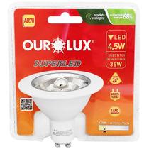 Lâmpada Led Ar70 4,5W Bivolt Gu10 Quente 2700K