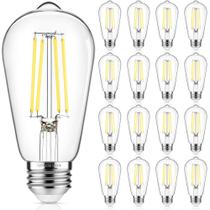 Lâmpada LED ASOMST Vintage Edison ST58 6W (pacote com 16) 5000K 850lm Lâmpada LED ASOMST Vintage Edison ST58 6W (pacote com 16) 5000K 850lm