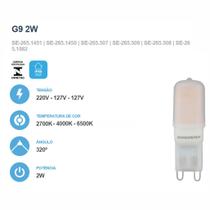 Lâmpada Led Authority G9 - 2W - Bivolt - SaveEnergy