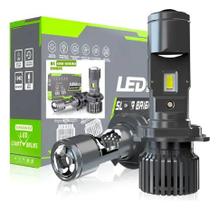 Lâmpada LED Automotiva Super Branca 6000K Farol Alto e Baixo H4 LUMIVILLE