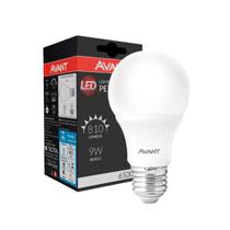 Lâmpada Led Avant 9w Pera Base E27 Luz Branca 6500k Bivolt