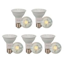 Lâmpada Led Avant Par20 7W 3000K E27 Bivolt 5 Unidades