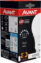 Lampada LED Avant Pera 9w 6500k Bivolt