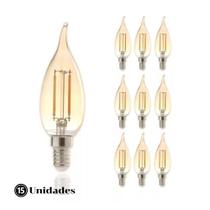 Lâmpada Led Avant Retro Vela Chama 2W 2200k E-14 220v 15 Und