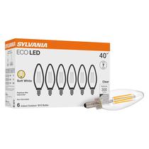 Lâmpada LED B10 SYLVANIA ECO 2,5 W (40 W) 2700K E12 300 lm 6 unidades Lâmpada LED B10 SYLVANIA ECO 2,5 W (40 W) 2700K E12 300 lm 6 unidades