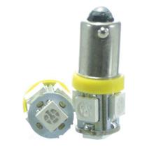 Lâmpada Led Ba9s 12v 5smd5050 Amarela Par Lâmpada Led Ba9s 12v 5smd5050 Amarela Par