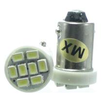 Lâmpada Led Ba9s 12v 8smd1206 Branca Par