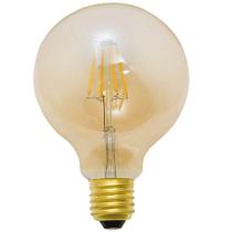 Lâmpada LED Balloon Filamento 4W Âmbar 127V Luminatti