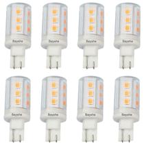 Lâmpada LED Bayshe T10 Wedge Base 3W 2700K 12V AC/DC, pacote com 8 Lâmpada LED Bayshe T10 Wedge Base 3W 2700K 12V AC/DC, pacote com 8