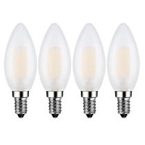 Lâmpada LED Beonllay E14 4W 3000K regulável equivalente a 40 W, pacote com 4 Lâmpada LED Beonllay E14 4W 3000K regulável equivalente a 40 W, pacote com 4