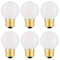Lâmpada LED Beonllay E26 6W 2700K 60W regulável G16.5, pacote com 6 Lâmpada LED Beonllay E26 6W 2700K 60W regulável G16.5, pacote com 6