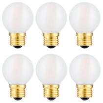 Lâmpada LED Beonllay G16.5 2W 2700K E26 Frosted, pacote com 6 Lâmpada LED Beonllay G16.5 2W 2700K E26 Frosted, pacote com 6
